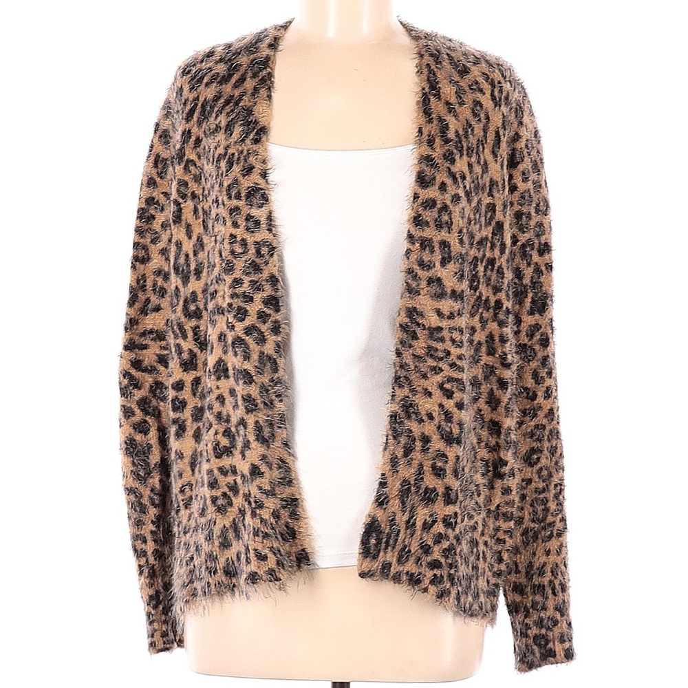 Leopard Print Cardigan Super Soft NWT